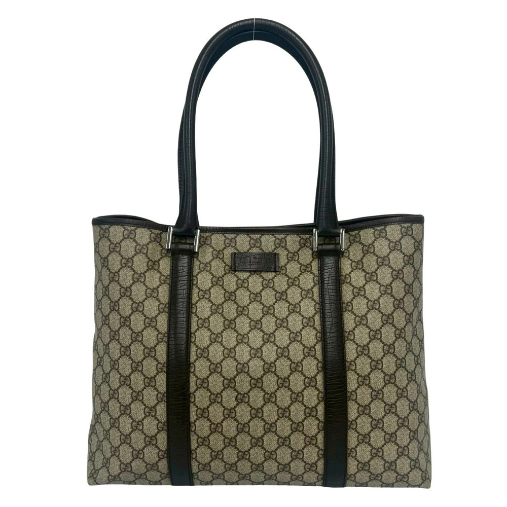 GUCCI Brown Leather Shoulder Bag